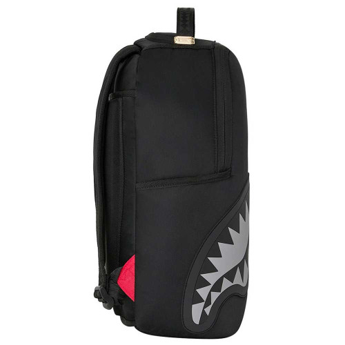 Sprayground Τσάντα πλάτης Shark Central Black Nylon Gray Embossed Backpack
